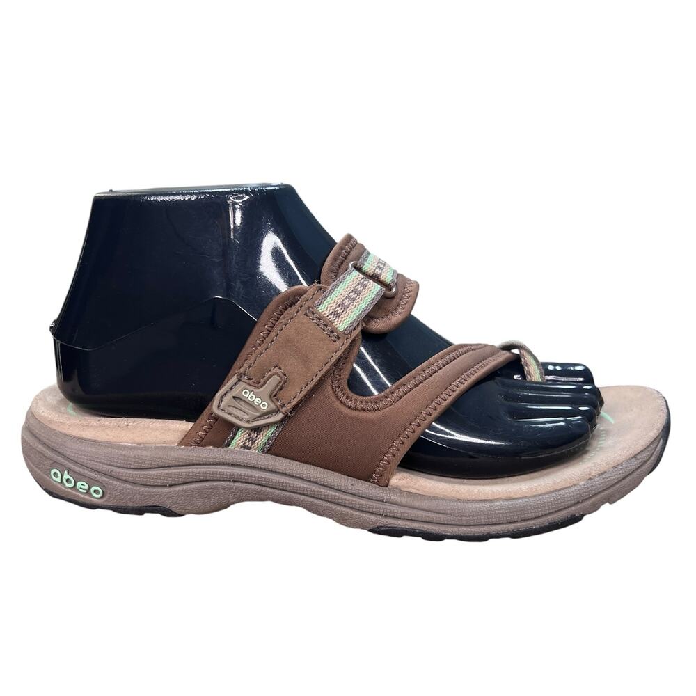 ABEO B.I.O.system Granadia Brown Slip On Slide Sandal Size 8